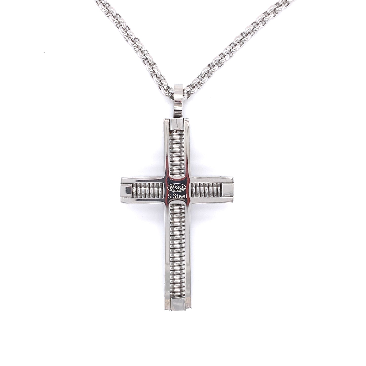 Stainless Steel Cross with Screw Design