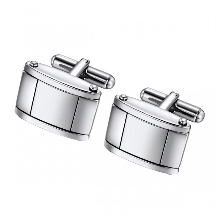 Stainless Steel Geometric Cufflinks
