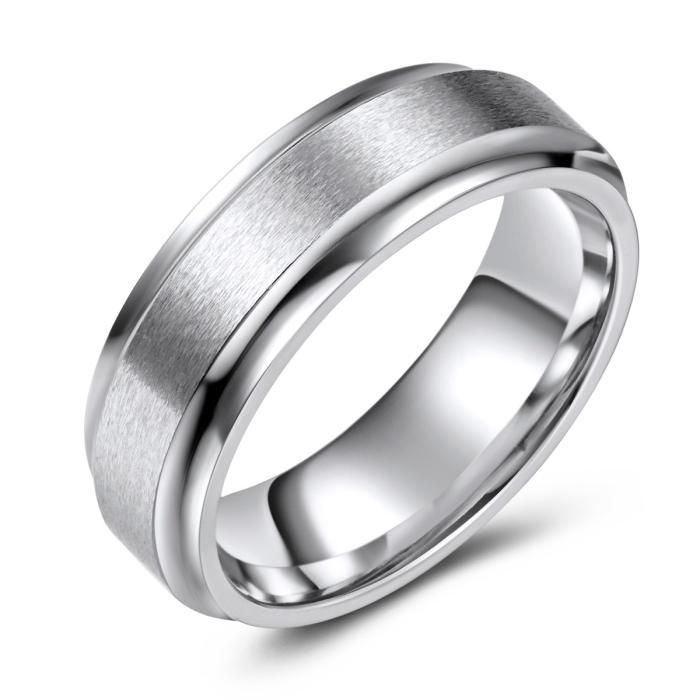 Matte Beveled Cobalt Ring