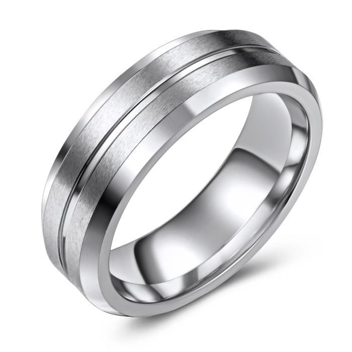 Grooved Cobalt Ring