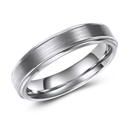 Brushed Tungsten Ring - 5mm