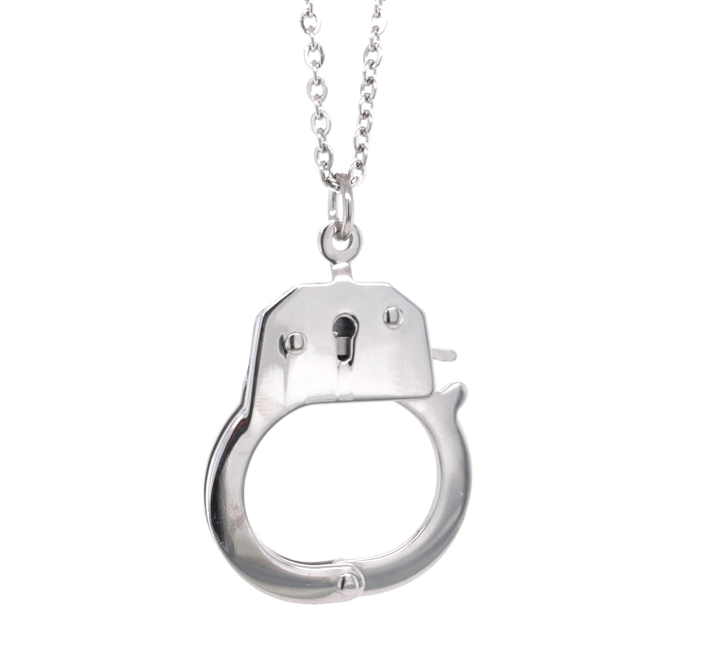 Stainless Steel Handcuff Charm