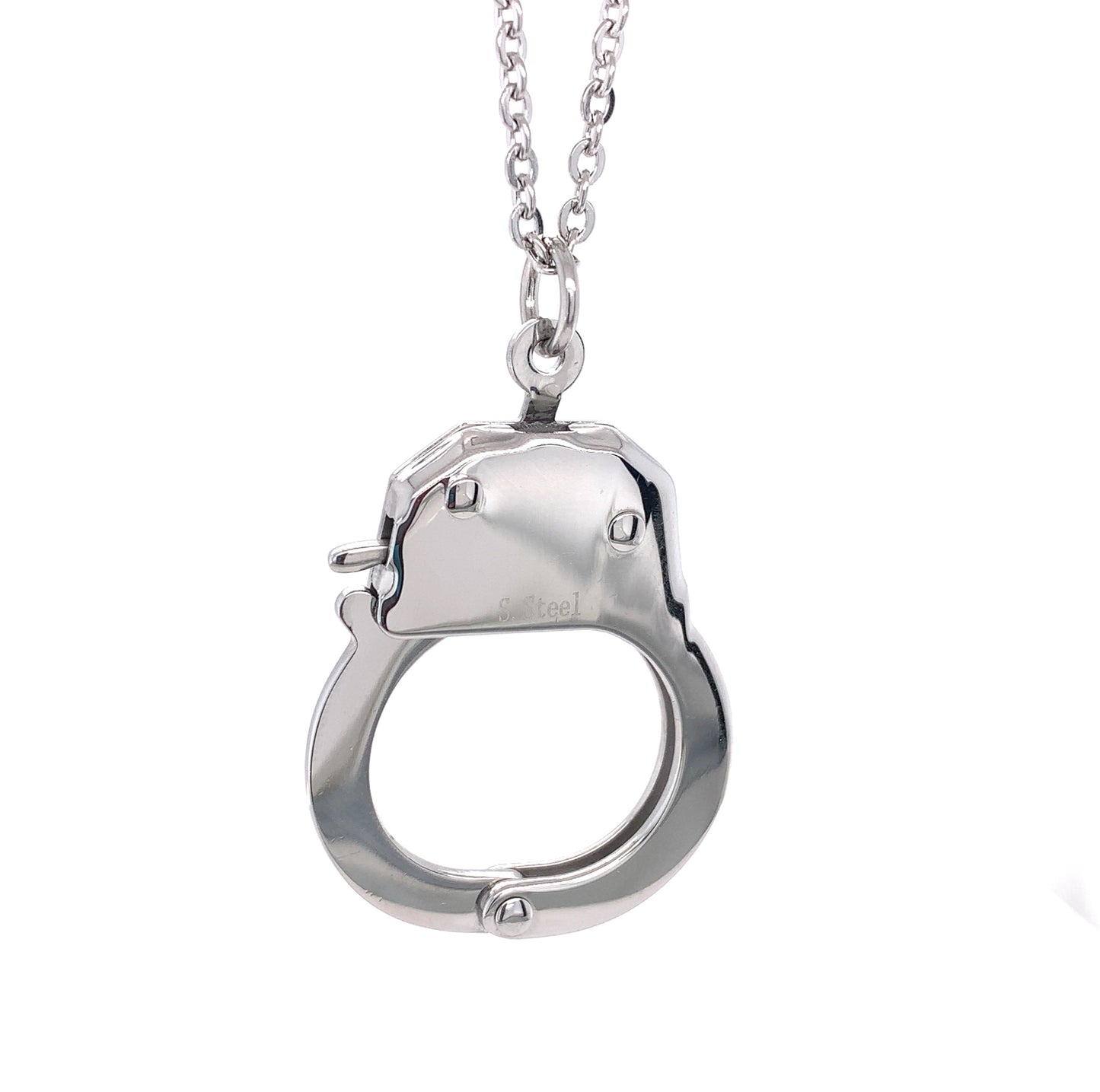 Stainless Steel Handcuff Charm