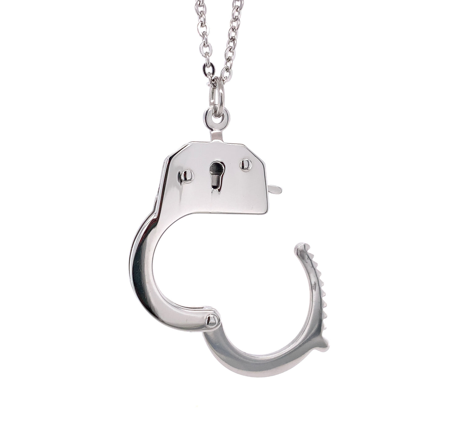 Stainless Steel Handcuff Charm