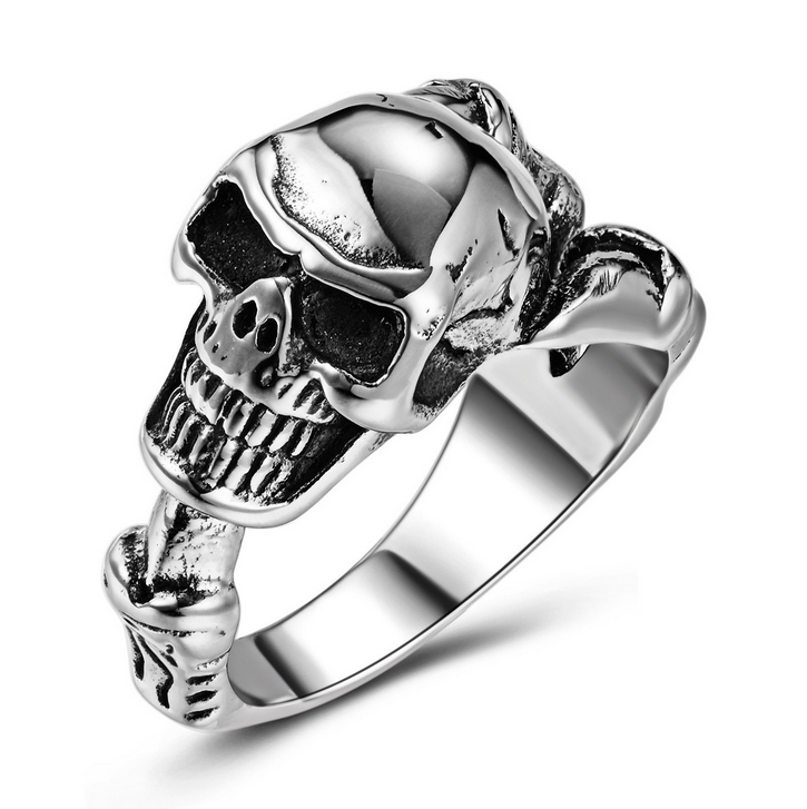 Steel Skull Ring (Style A)