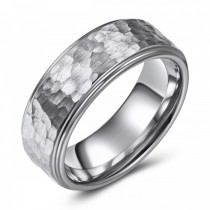 Hammered Cobalt Wedding or Fashion Ring - 8MM