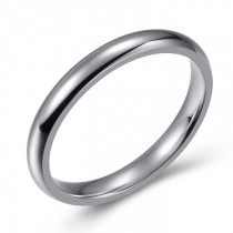SIMPLE AND ELEGANT STAINLESS WEDDING OR FASHION BAND - 3MM