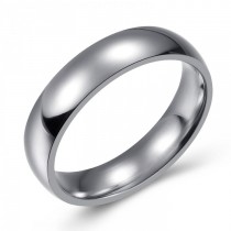 SIMPLE AND ELEGANT STAINLESS WEDDING OR FASHION BAND - 5MM