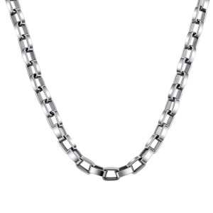 6.0mm Rectangle Rolo Chain in Stainless Steel